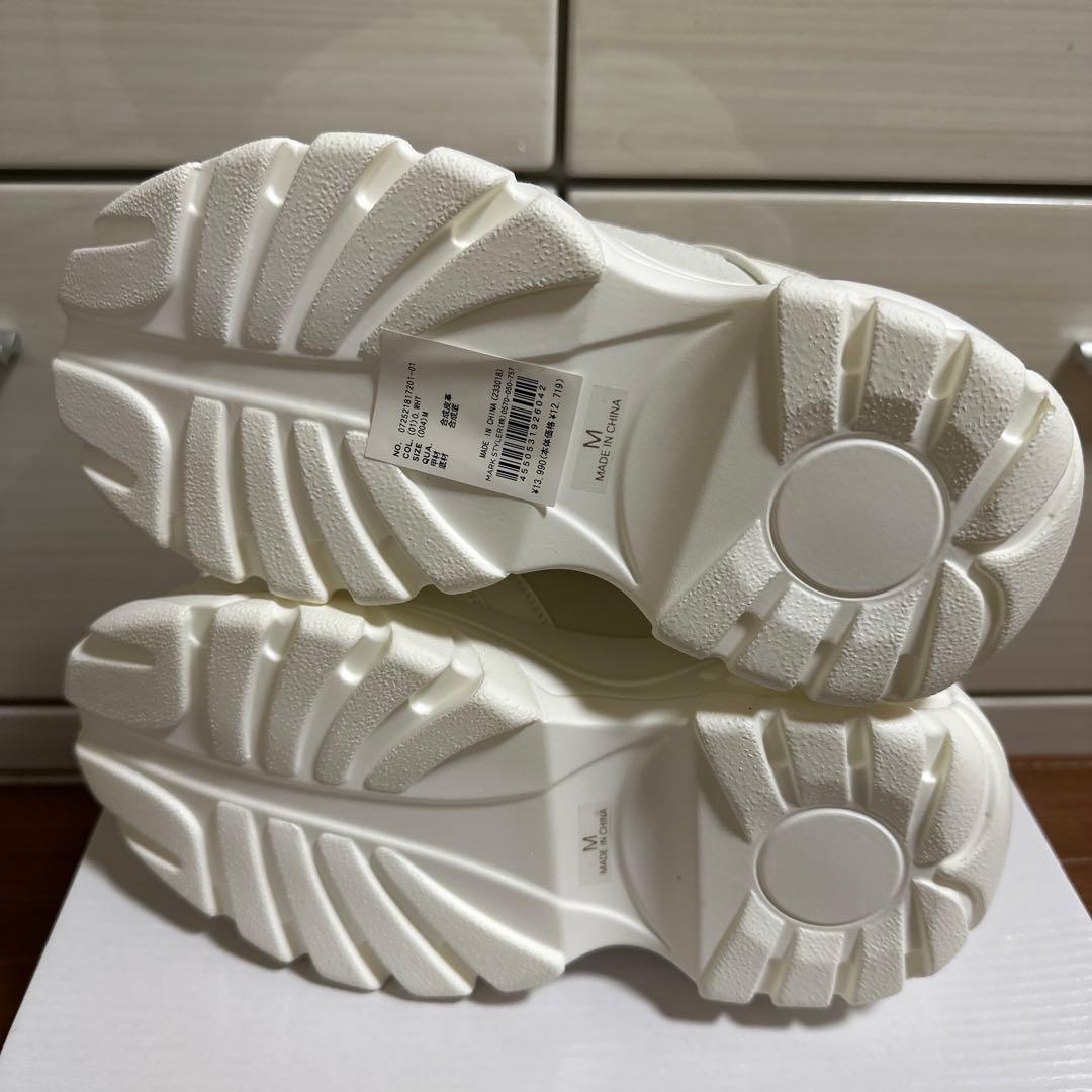 新品未使用★GYDA★GD thick soledスニーカー★ダッドソール★白M