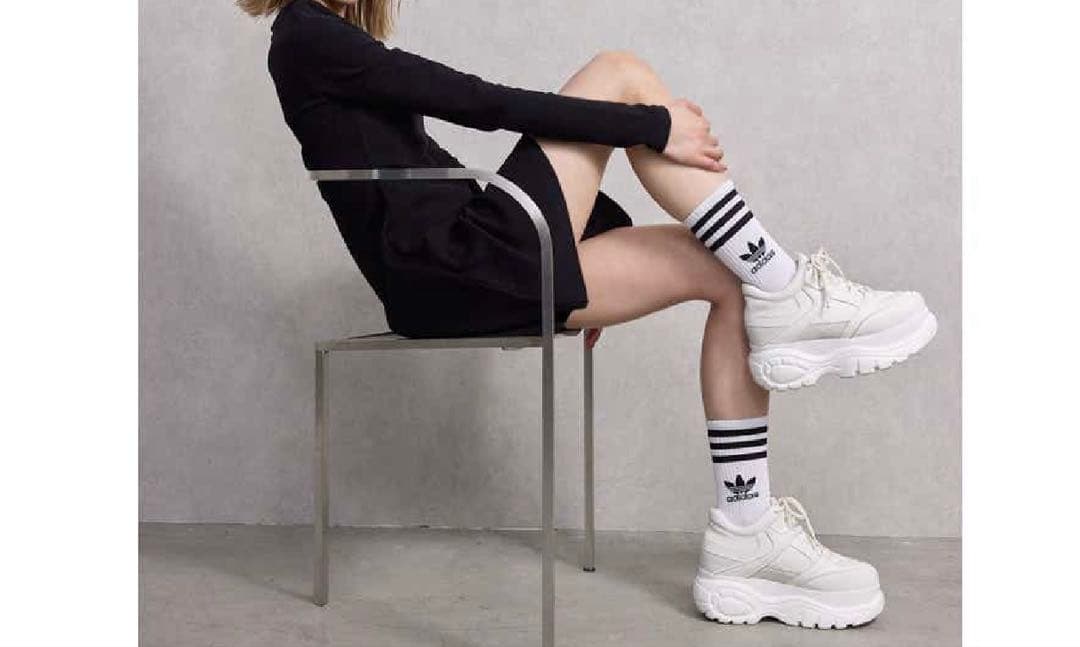 新品未使用★GYDA★GD thick soledスニーカー★ダッドソール★白M