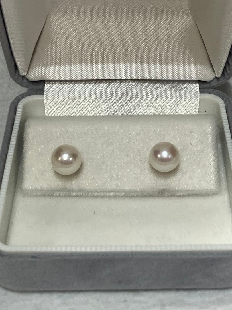 伊勢志摩英虞湾産あこや真珠　8.5mm パールピアス