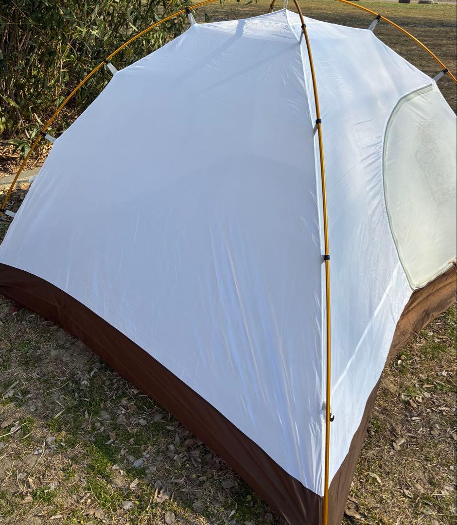 モンベルクロノスドームmont-bell 4人用　オレンジ