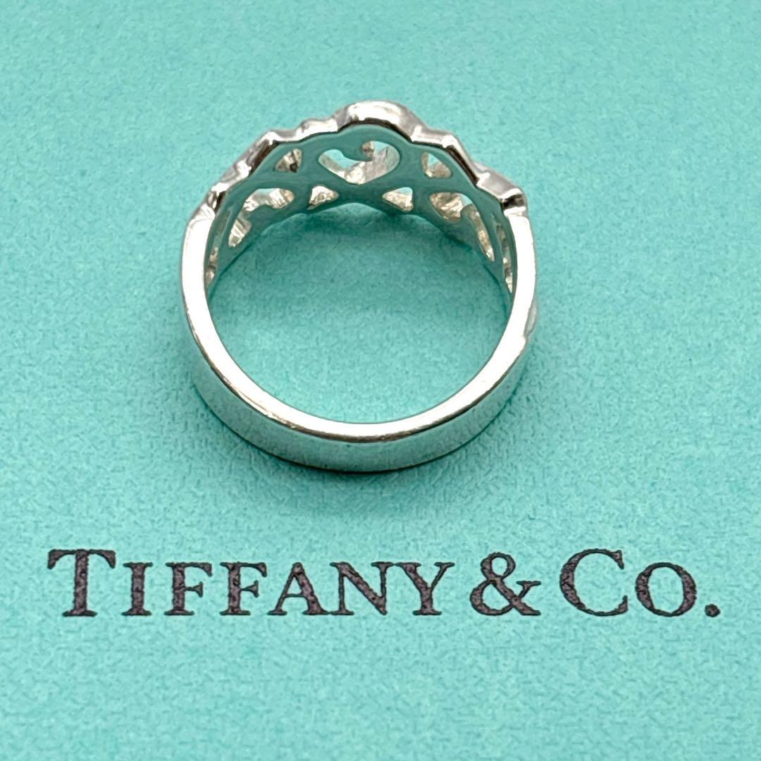 美品◎ ティファニー パロマピカソ トリプルラビングハート リング 指輪 約9号