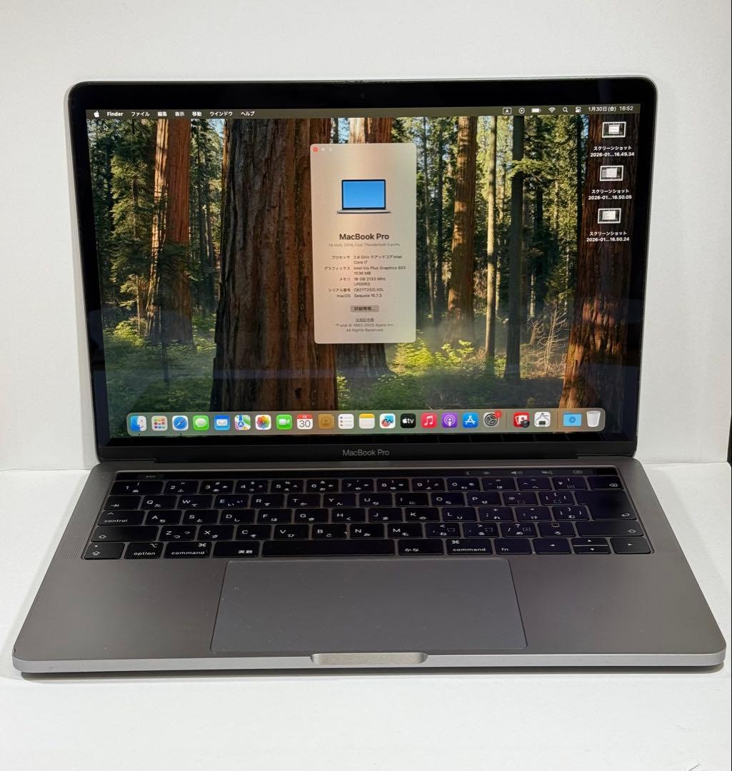 MacBook本体 Apple MacBook Pro 13 2019 i7/16GB/250GB