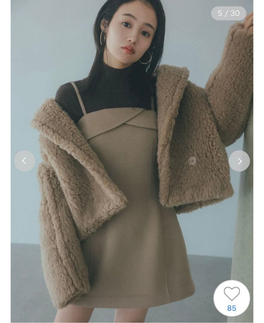 SNIDEL ベアミニワンピース CML 0