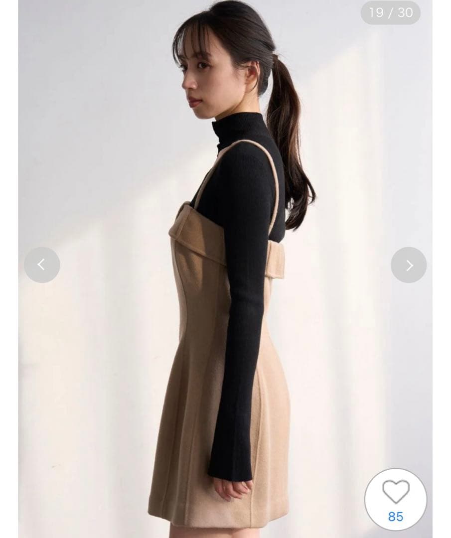 SNIDEL ベアミニワンピース CML 0