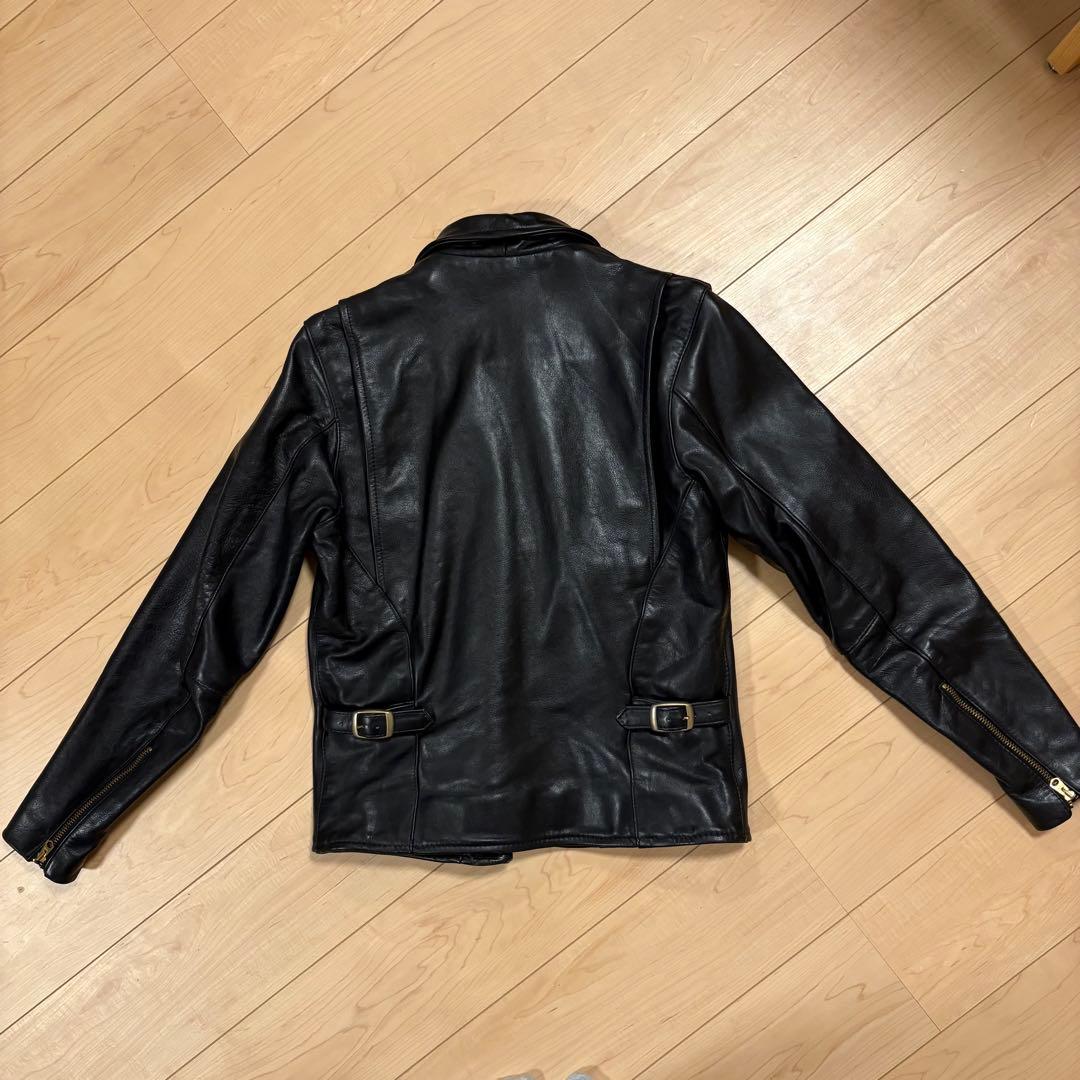 vanson レザーシングルライダースジャケット 36