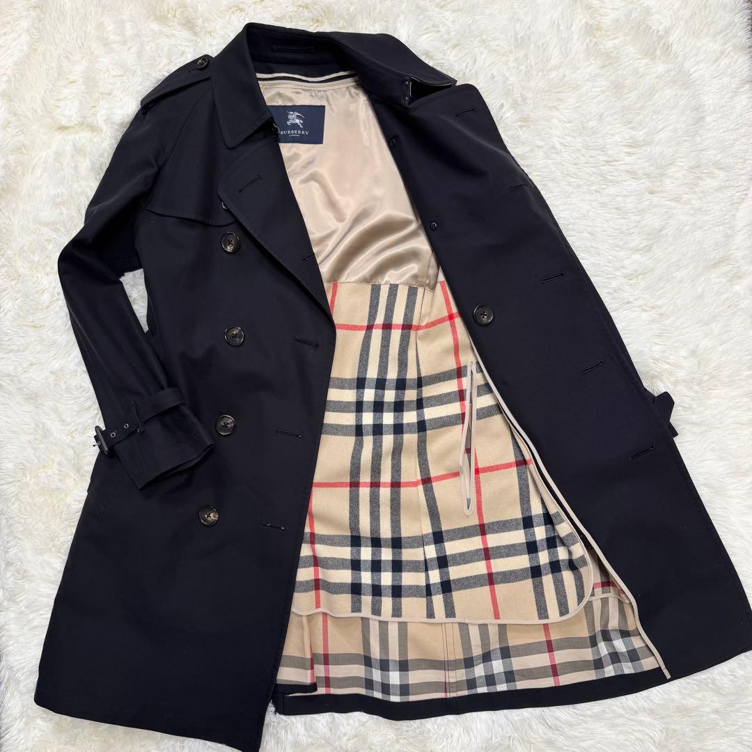 【極美品】バーバリーロンドン トレンチコート Lサイズ ライナー付 三陽商会