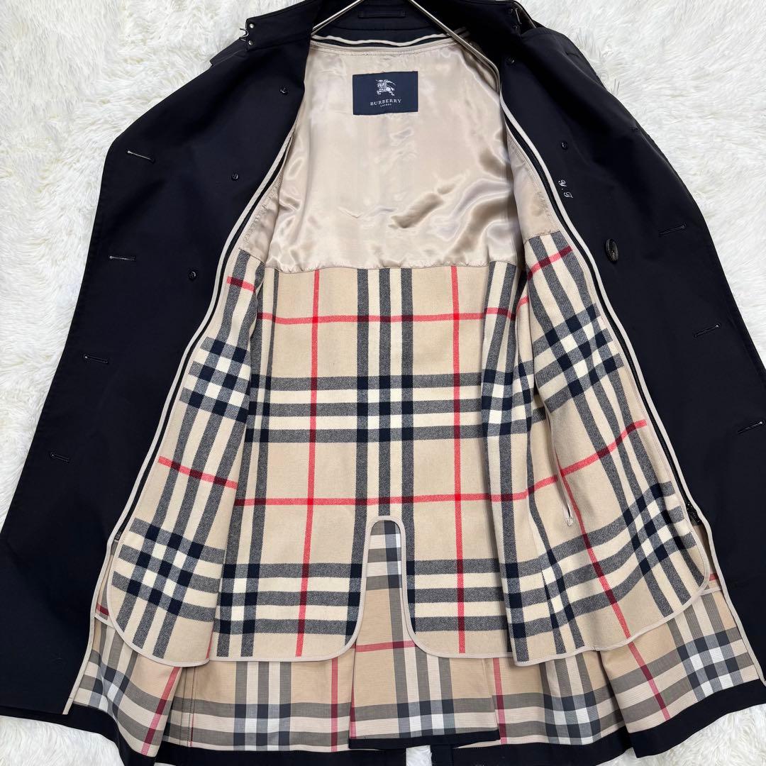 【極美品】バーバリーロンドン トレンチコート Lサイズ ライナー付 三陽商会