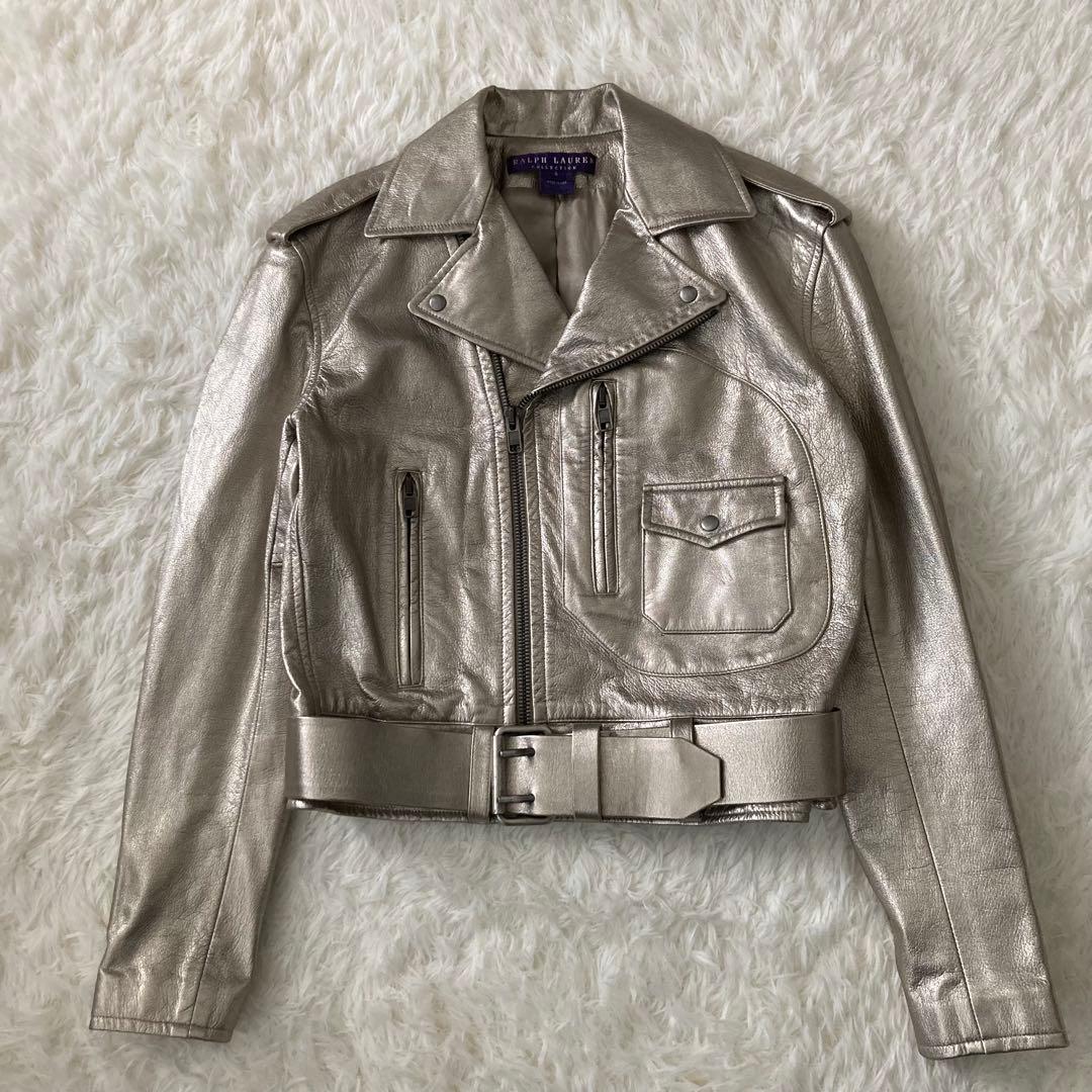 最高級ライン✨ラルフローレン パープルレーベル ゴートレザージャケット USA製