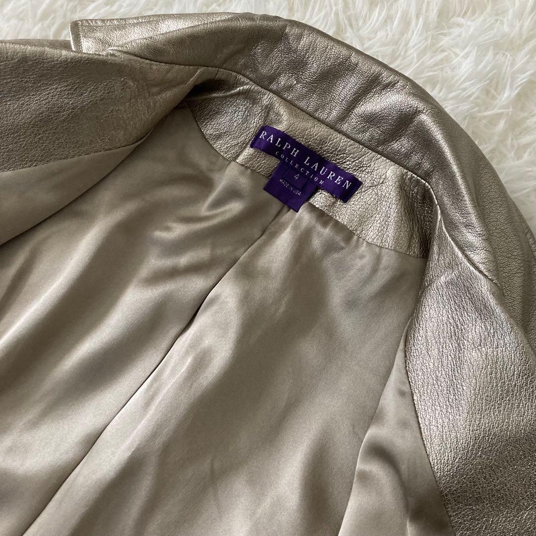 最高級ライン✨ラルフローレン パープルレーベル ゴートレザージャケット USA製