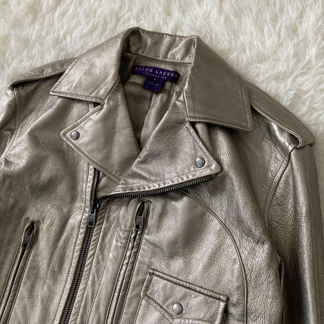 最高級ライン✨ラルフローレン パープルレーベル ゴートレザージャケット USA製