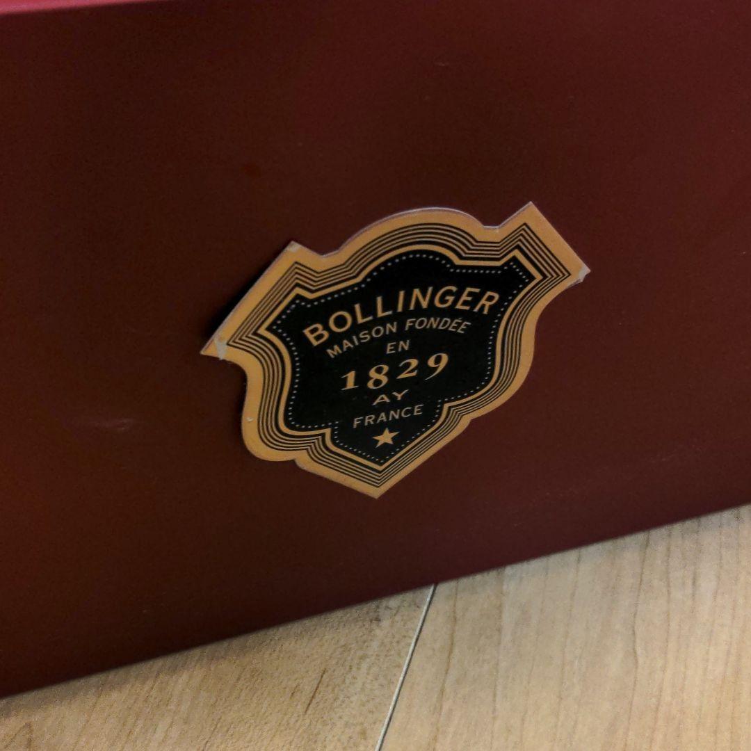 ワイン木箱　ボランジェ　2箱セット　希少　赤　インテリア収納BOX　DIY