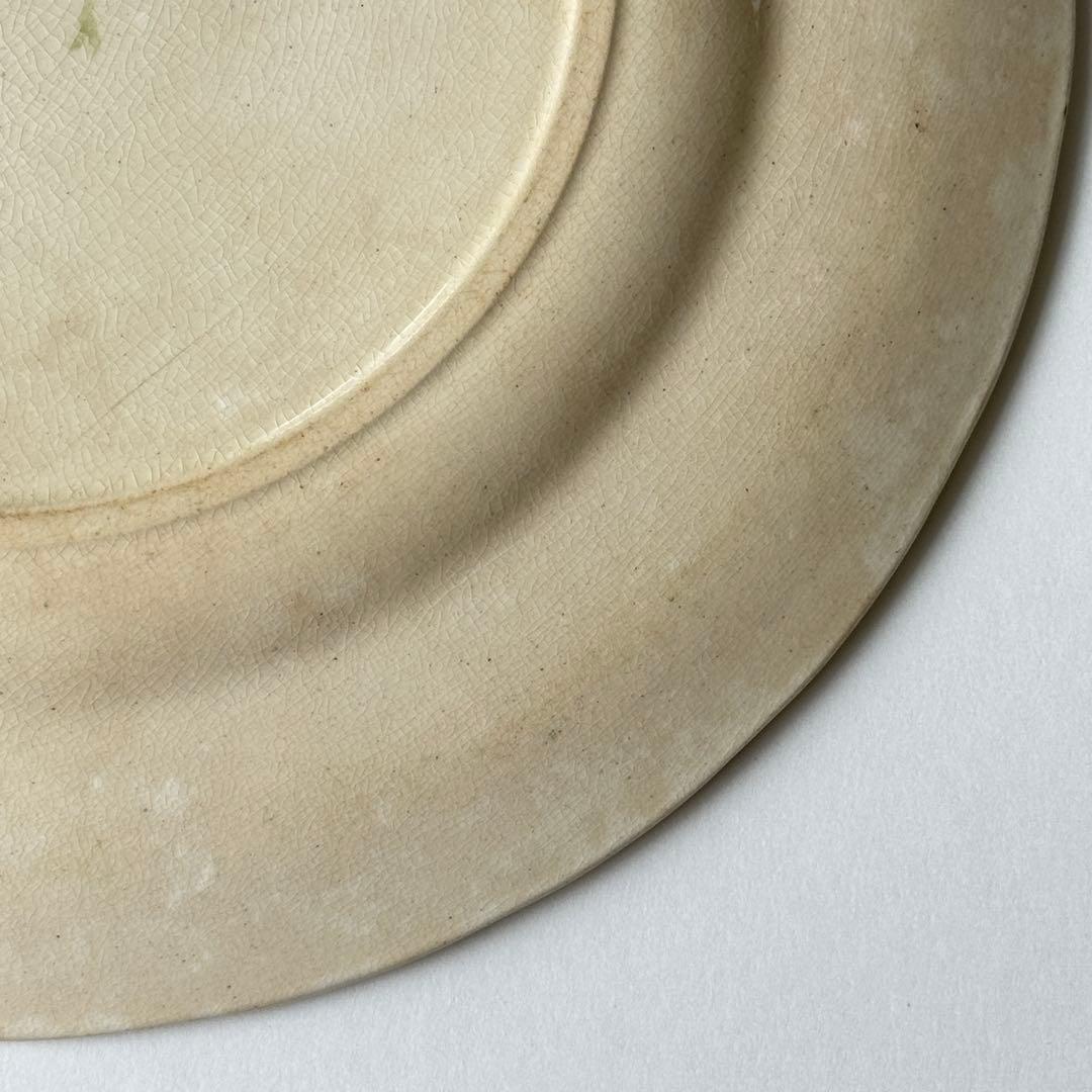 希少　フランスアンティーク　Choisy ショワジー　多色　デザート皿