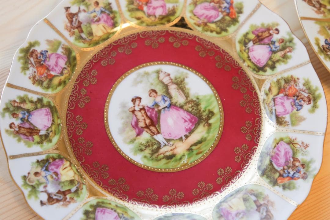 【希少セット】アルト・ウィーン 飾り皿 2枚セット オーストリア製