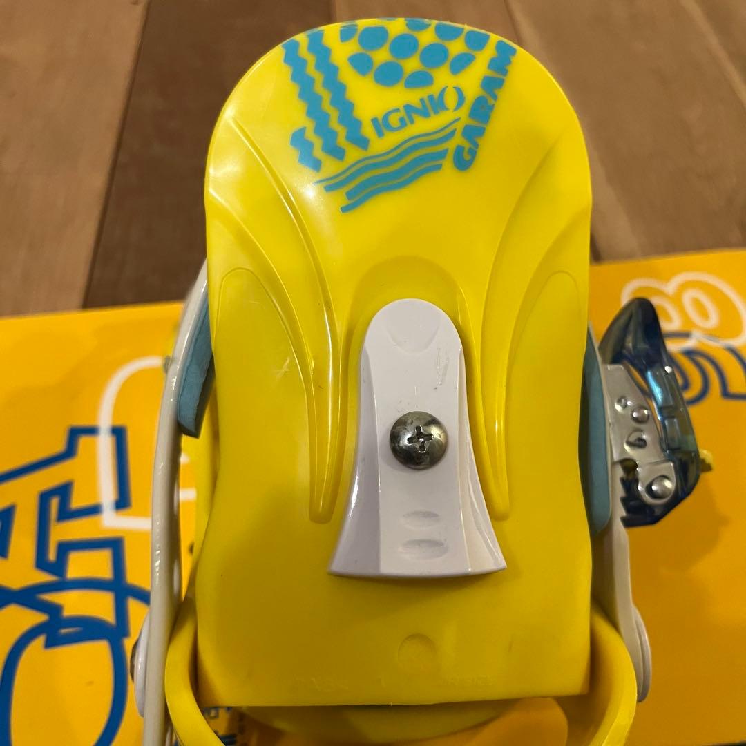 キッズ用スノーボード バインディング付き