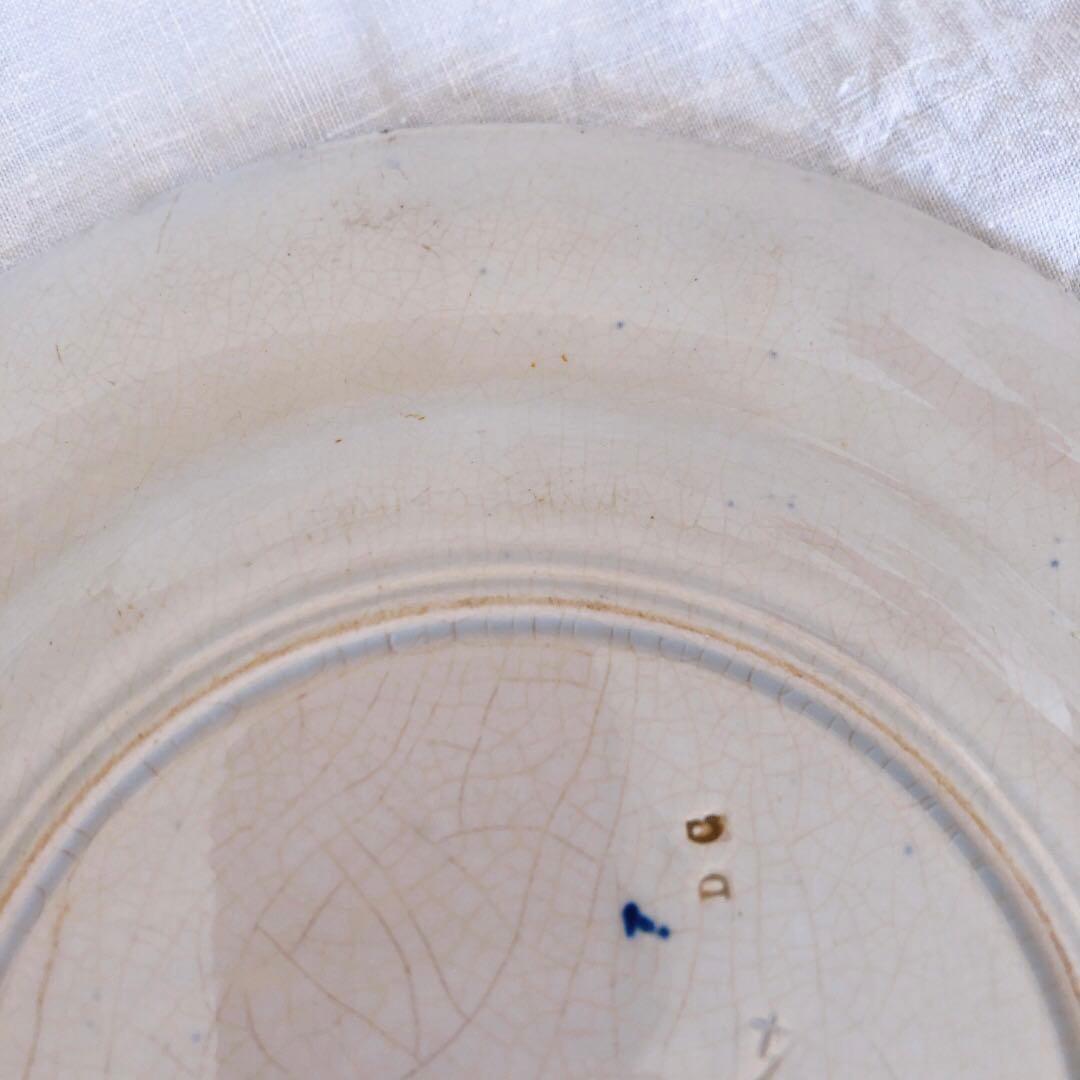 ヴィエイヤールボルドー　ルイ15 青　ディナープレート フランスアンティーク食器