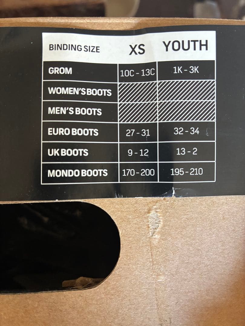 【Burton】chopper100cm＋バインディング付き