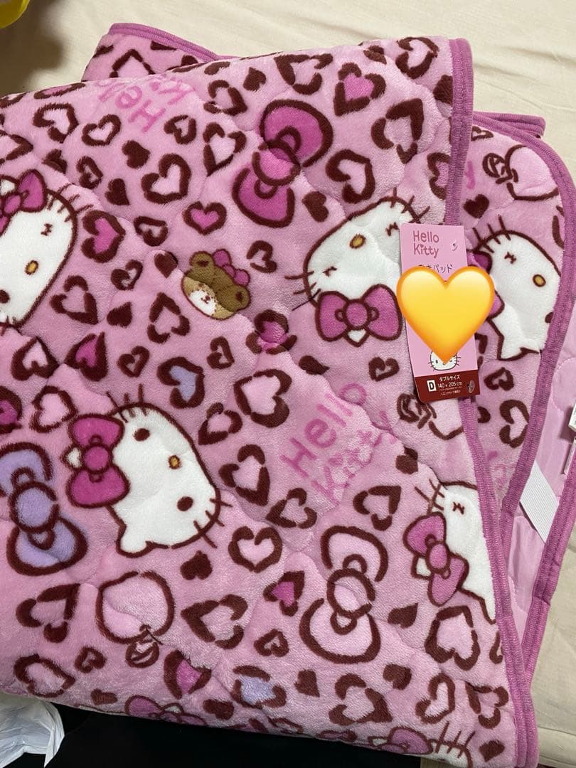 【Sanrio】キティ敷きパッドダブル