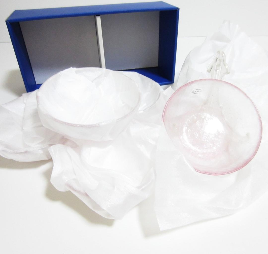 貴重なお品【未使用】D'art Verreハンドメイド 上越クリスタル 小鉢5点