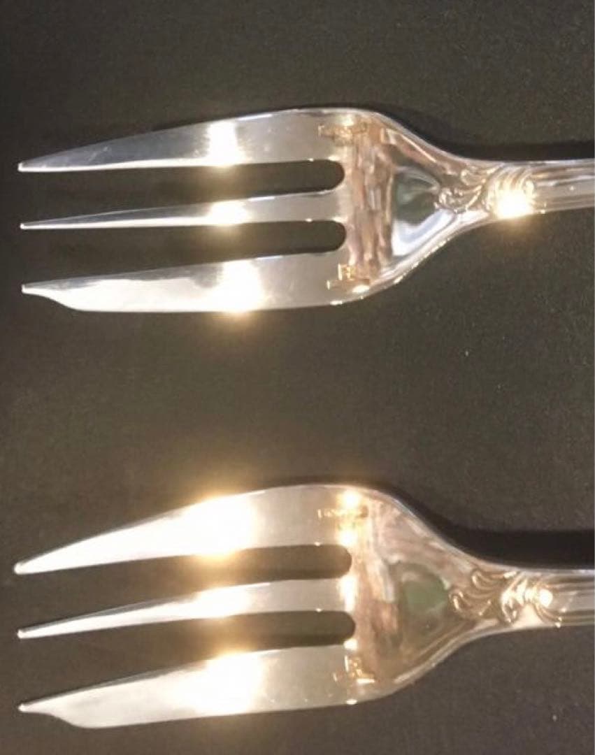 3本クリストフル⭐️マルリーケーキフォーク