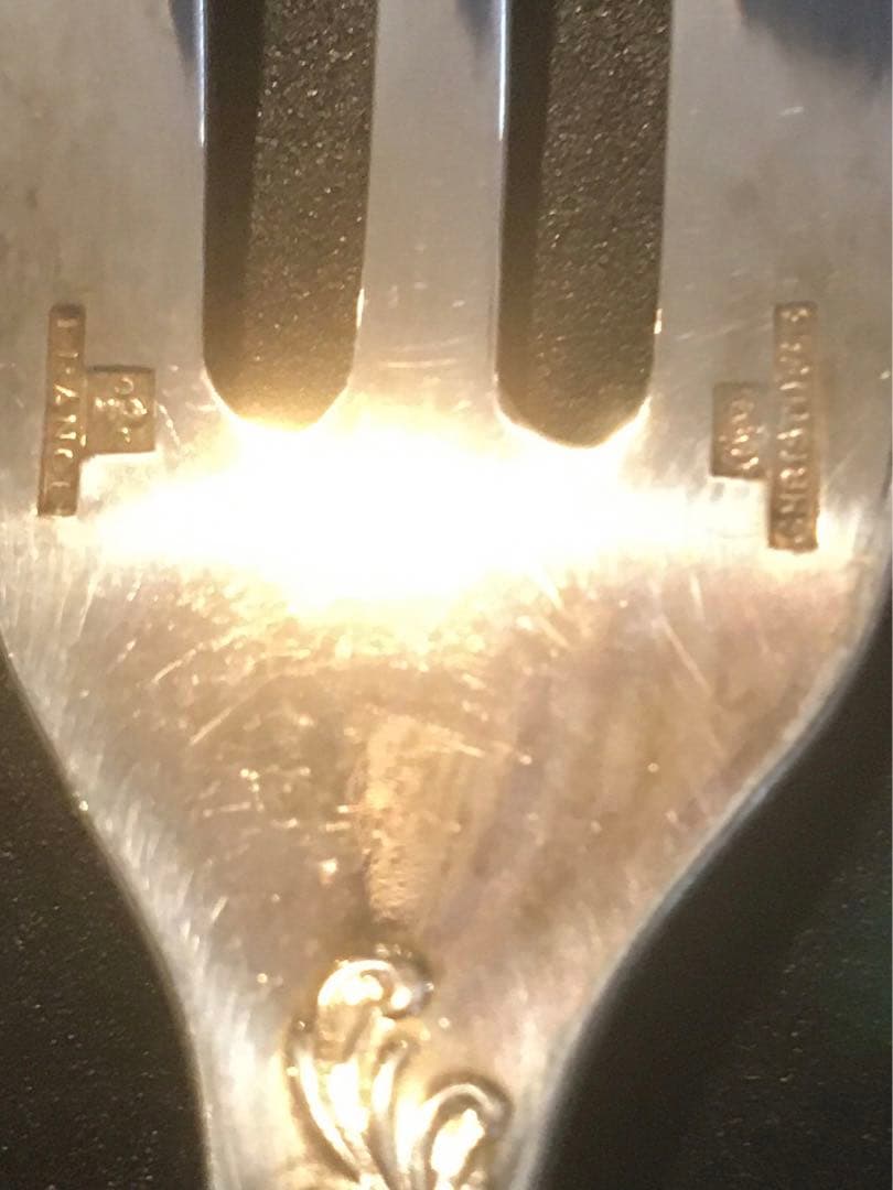 3本クリストフル⭐️マルリーケーキフォーク