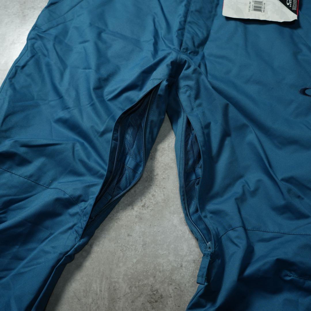新品 OAKLEY スキー スノボ パンツ ウェア ターコイズ シェルパンツ