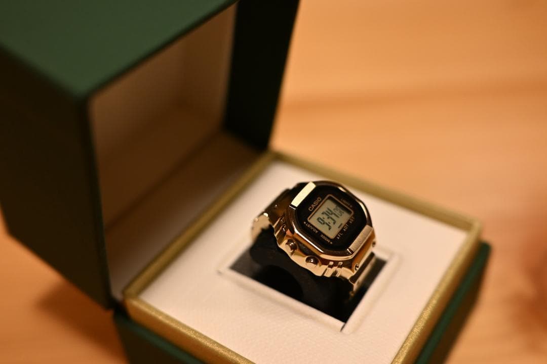 CASIO リングウォッチ CRW-001G-9JR (ゴールド・金)