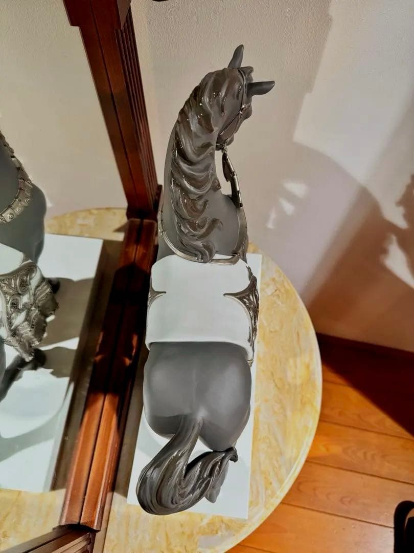 【極美品46.2万円】リヤドロ 威風堂々 リデコ シルバー　LLADRO