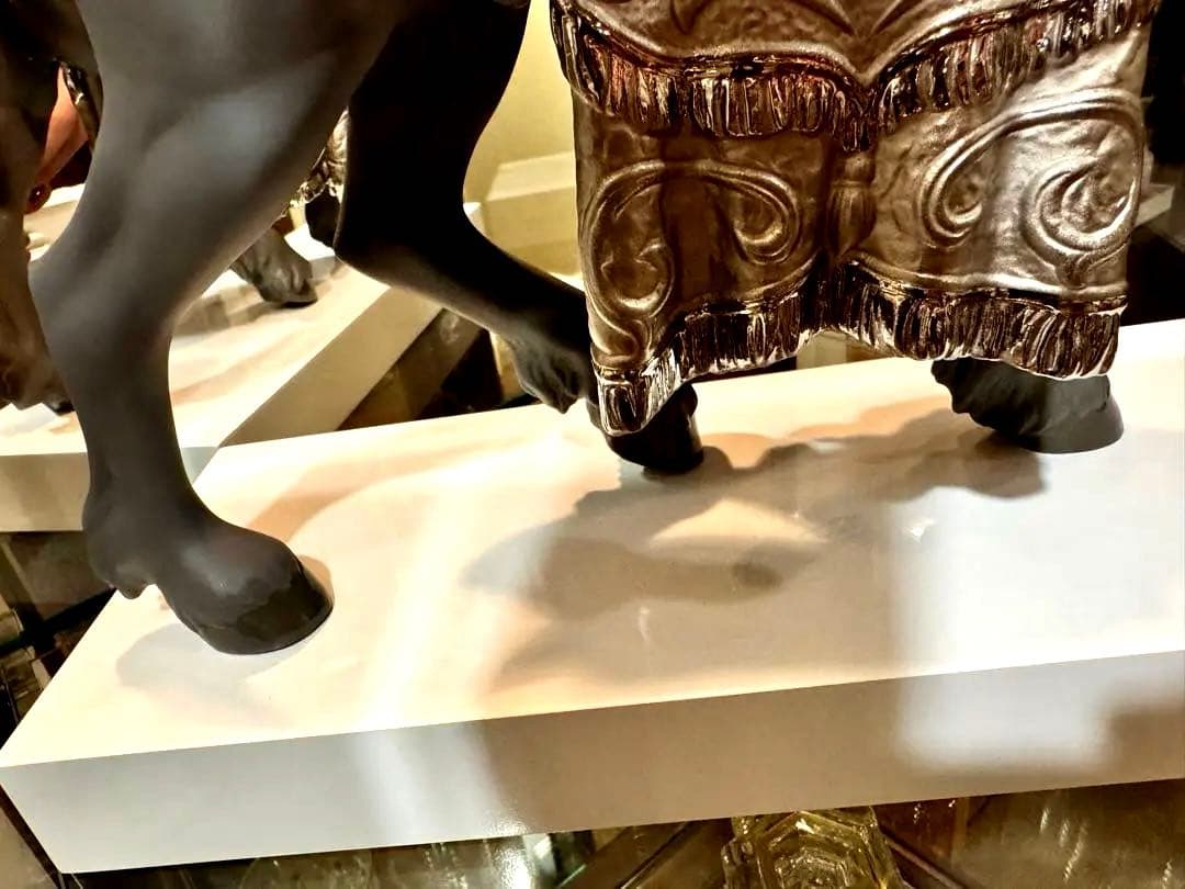 【極美品46.2万円】リヤドロ 威風堂々 リデコ シルバー　LLADRO