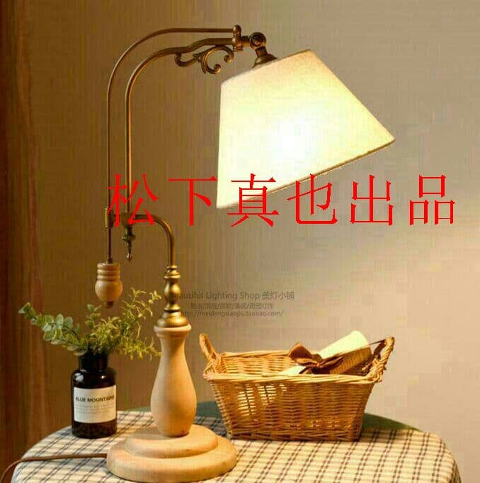 ロマンチック簡約 歐美風 デスクライト テーブルスタンド ナイトスタンドい松;
