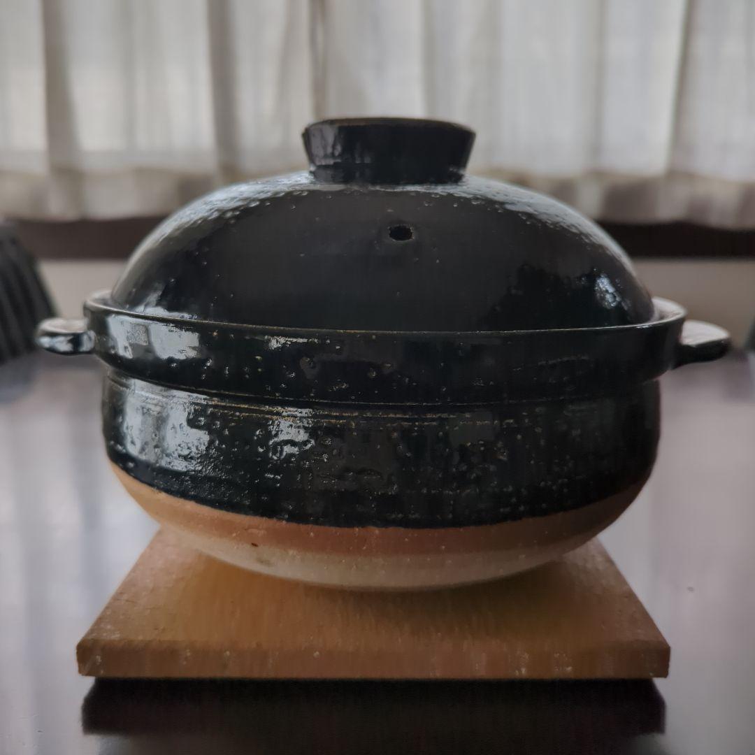 長谷園　かまどさん　3合炊き　炊飯土鍋　伊賀焼　ご飯炊き名人