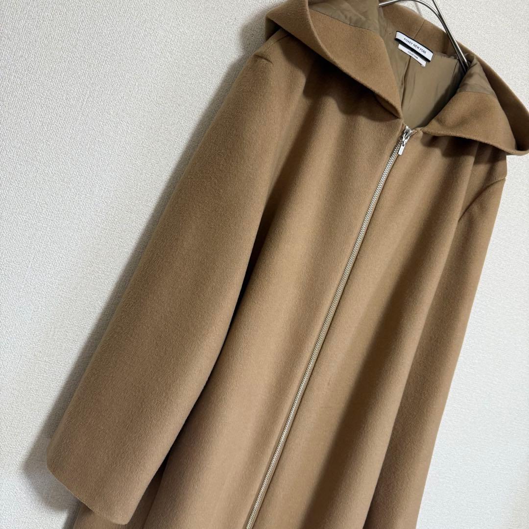 ★FOXEY★マリソル ブレンダさん着用★上質ウールゆったりコート★キャメル