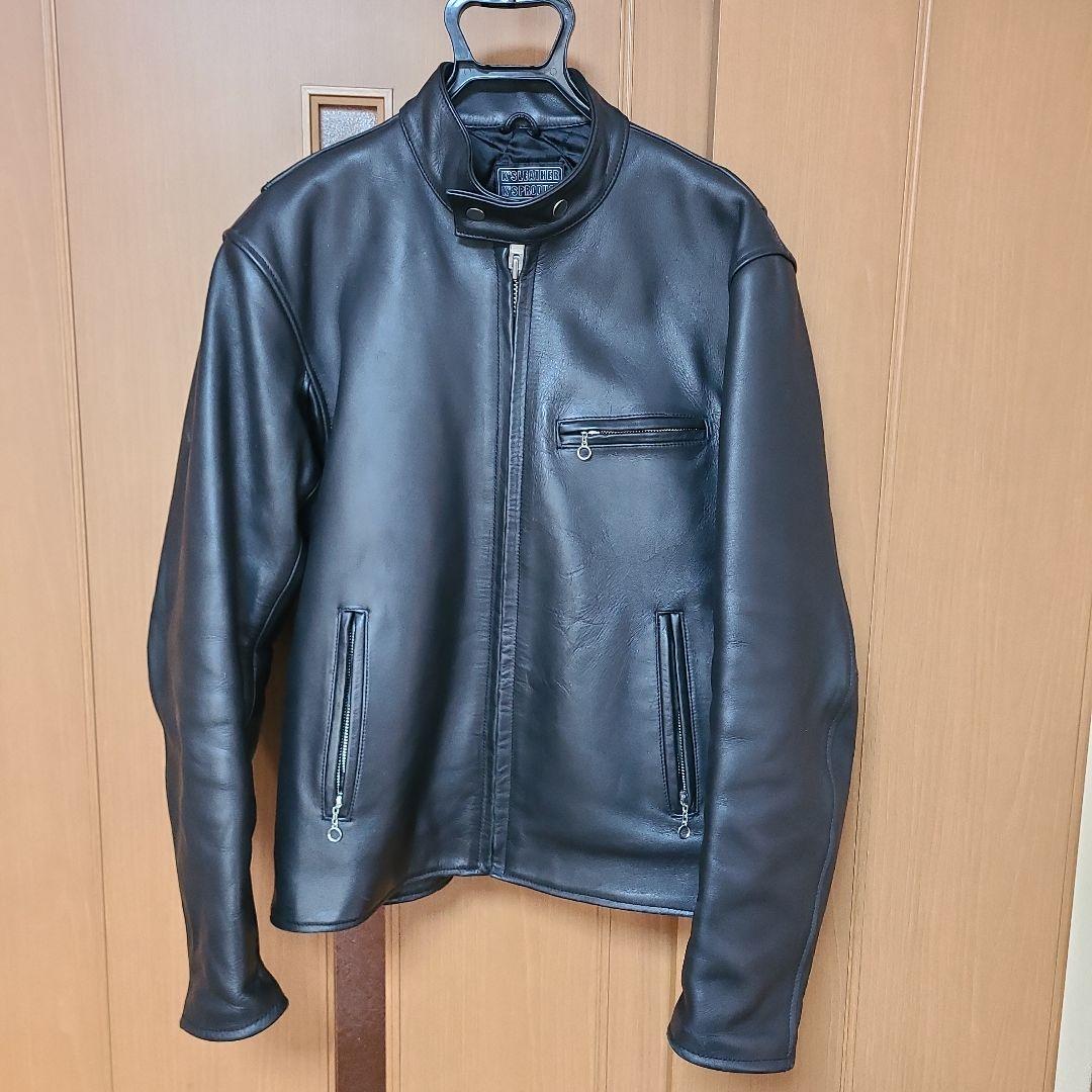 カドヤ　シングルライダースジャケット3L