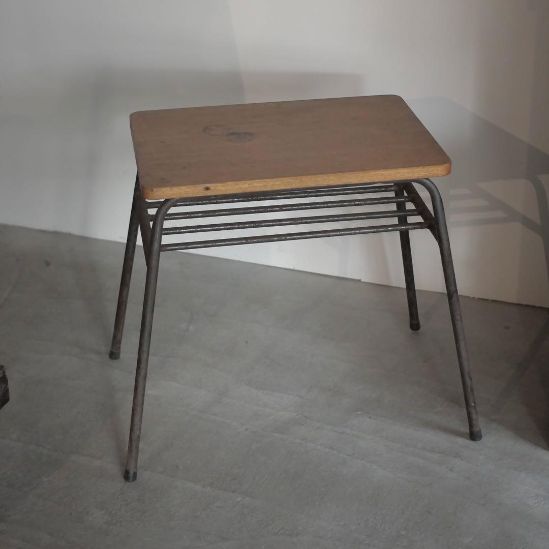 ②コーヒーテーブル　サイドテーブル　机　古家具　古道具　アンティーク　昭和レトロ