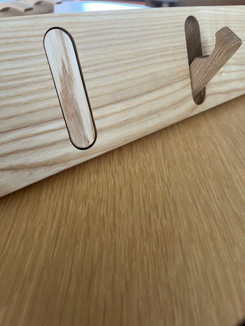 新品未使用　cosine コサイン/ウォールフック　天然木家具　タモ材