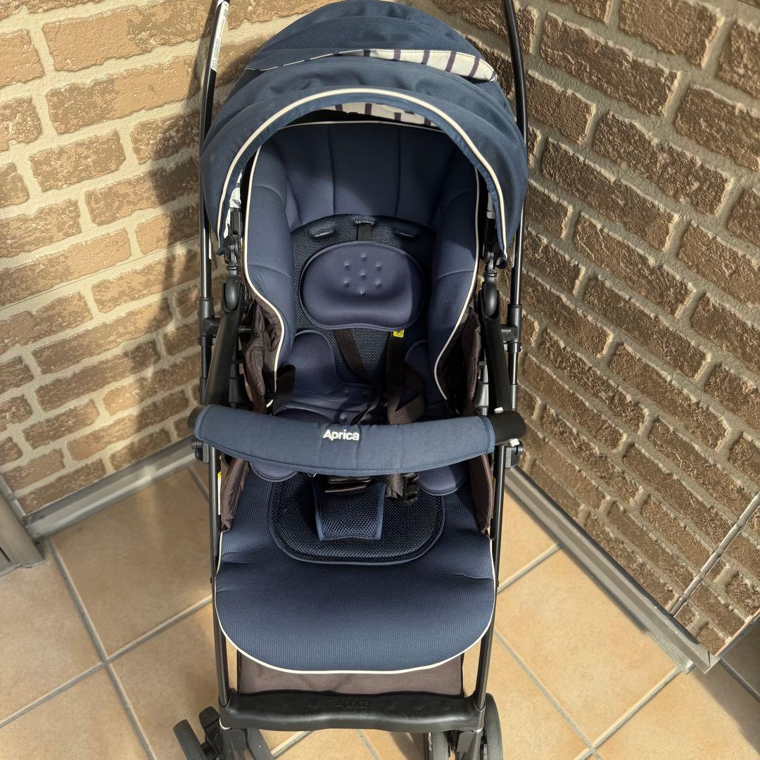 Aprica LUXUNA ネイビー ベビーカー