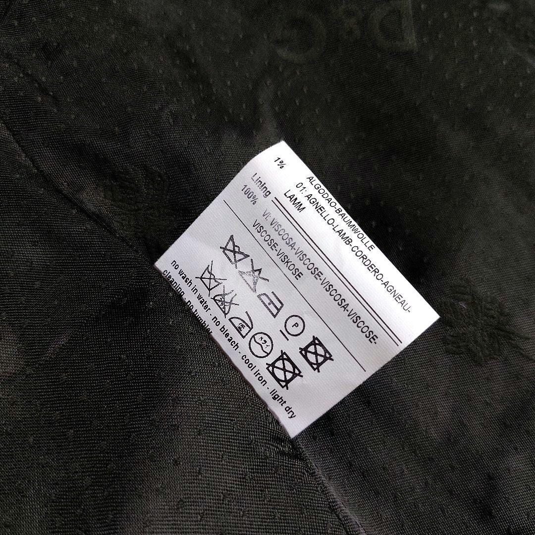 DG ドルチェ&ガッバーナ 金ボタン コーデュロイダブル チェスターコート 40