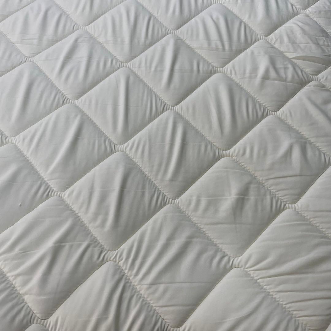 生成りプロファイル4層敷布団☆シングルロングサイズ☆防ダニ防臭加工☆TEIJIN