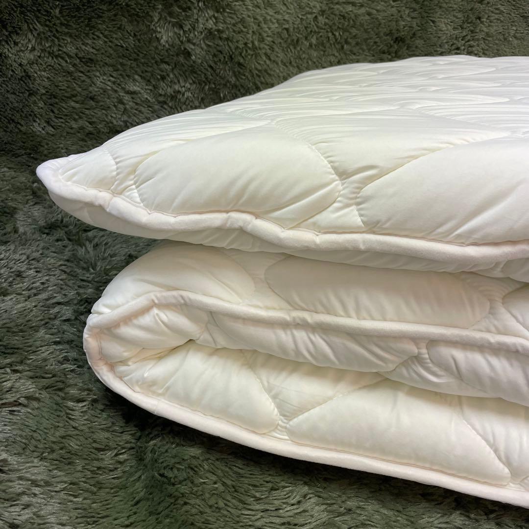 生成りプロファイル4層敷布団☆シングルロングサイズ☆防ダニ防臭加工☆TEIJIN