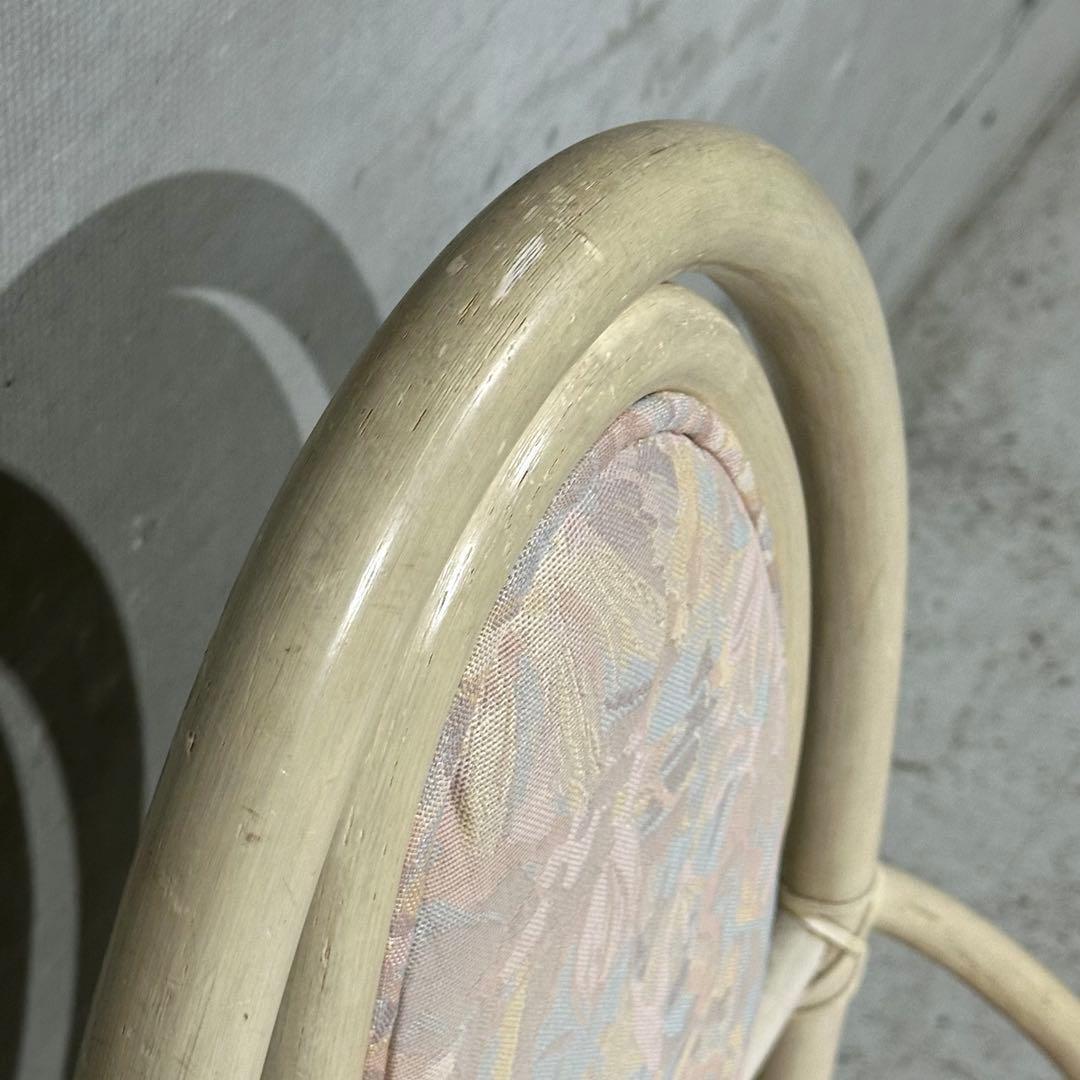 ✦90s✦ アンティーク調 ラタンチェア OLIVER エレガントデザイン