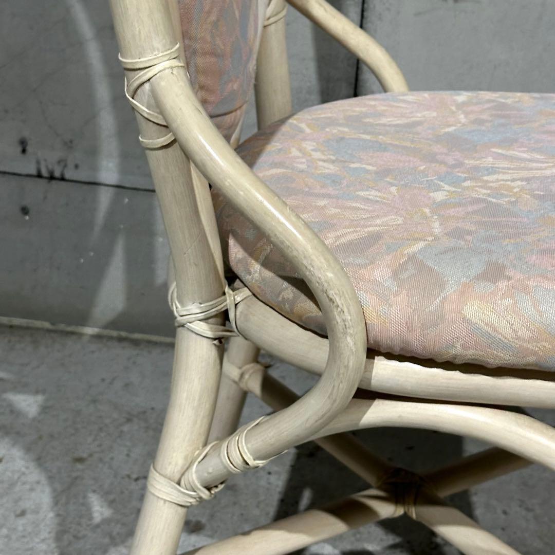 ✦90s✦ アンティーク調 ラタンチェア OLIVER エレガントデザイン