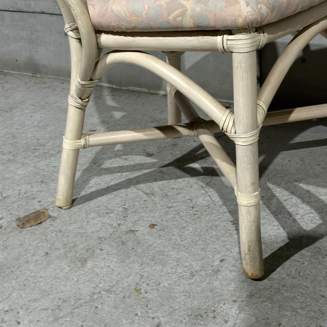 ✦90s✦ アンティーク調 ラタンチェア OLIVER エレガントデザイン