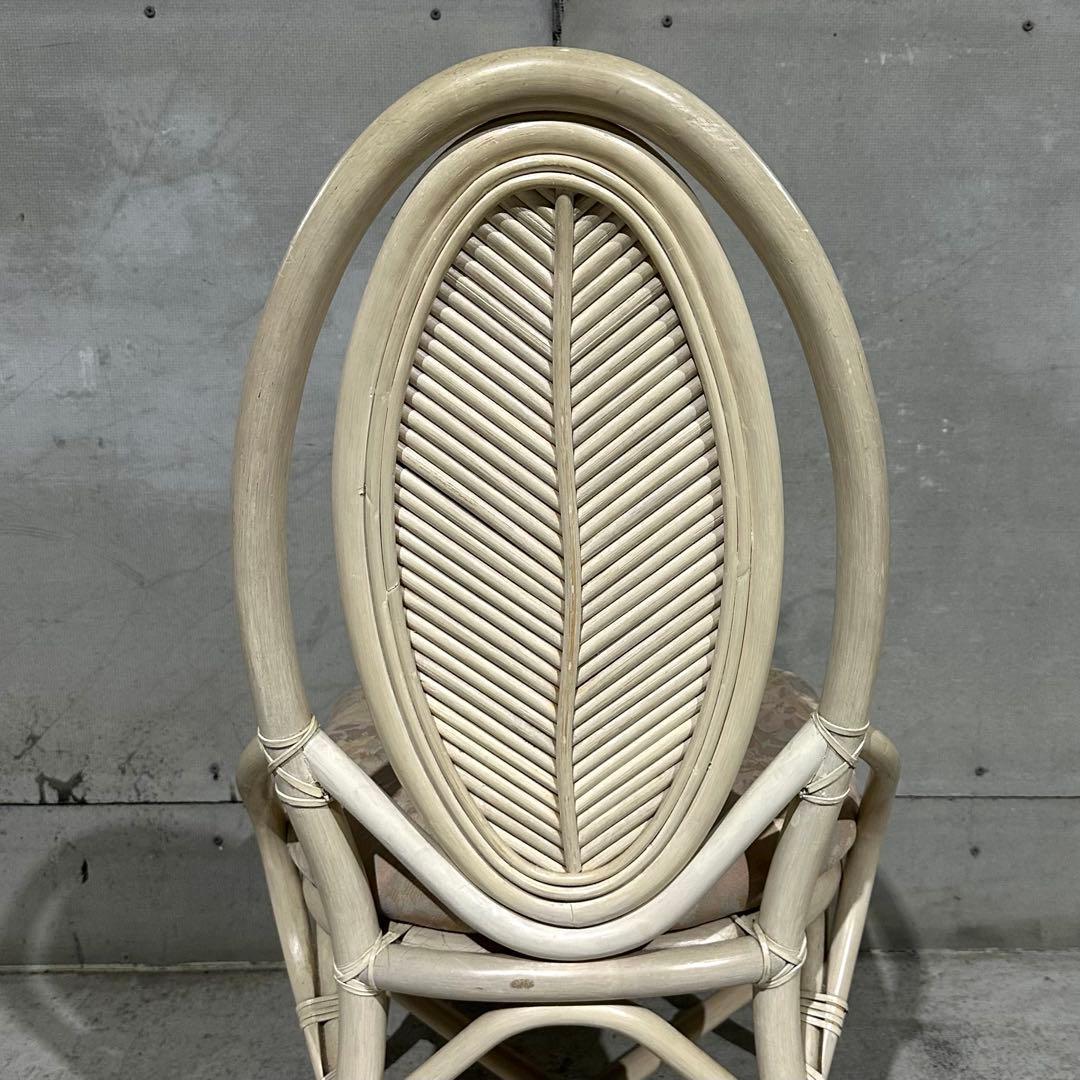 ✦90s✦ アンティーク調 ラタンチェア OLIVER エレガントデザイン