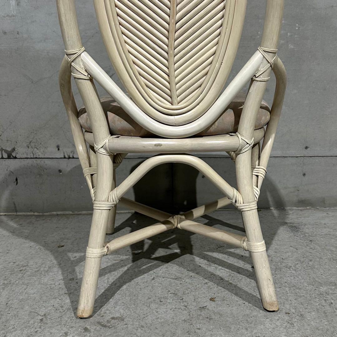 ✦90s✦ アンティーク調 ラタンチェア OLIVER エレガントデザイン