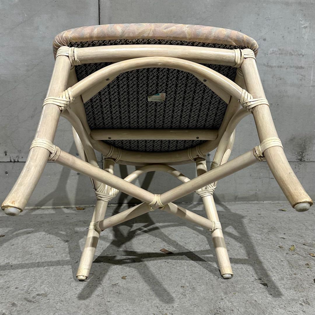 ✦90s✦ アンティーク調 ラタンチェア OLIVER エレガントデザイン