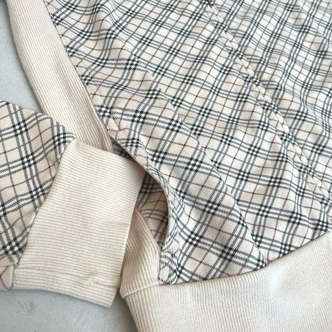 バーバリーブルーレーベル　ジップアップジャケット ノバチェック y2k