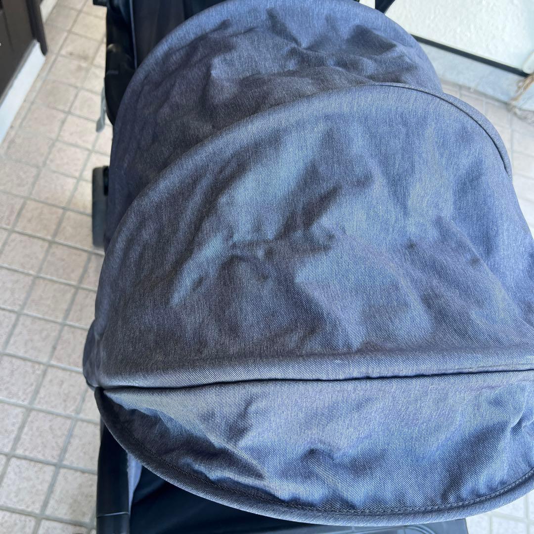 EK様【美品】KATOJI カトージ　2人でゴーDX デニム　2人乗りベビーカー