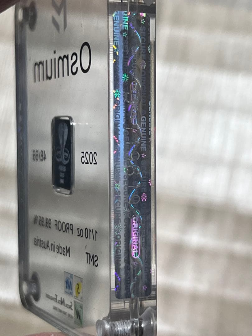 48/66 原子番号76 Os オスミウム 3.11g インゴット 99.95%