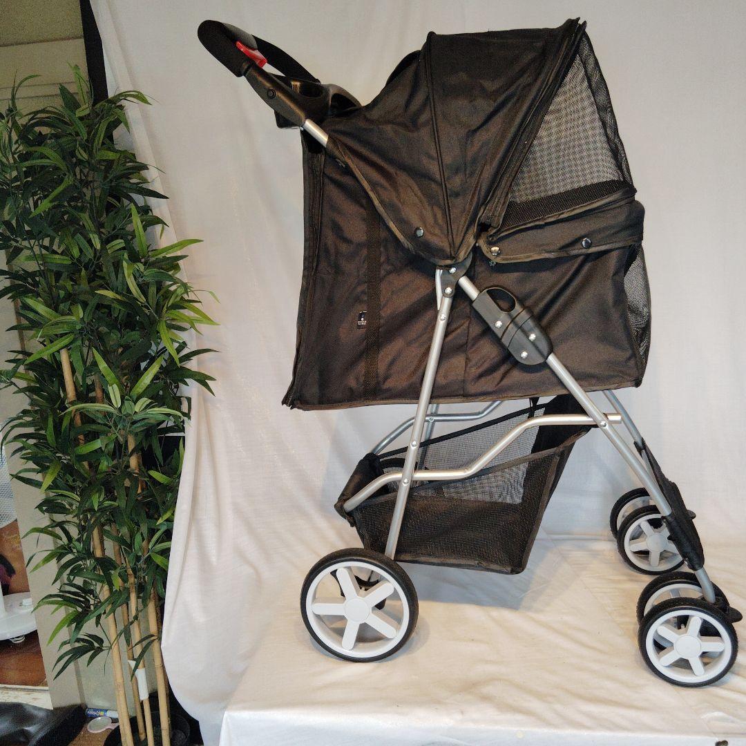 ペットカート ブラック メッシュ