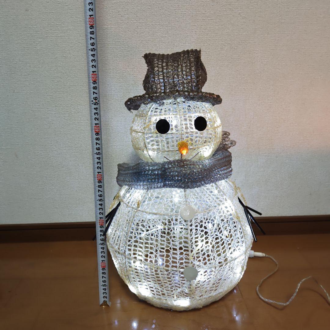 雪だるま型ライト装飾　屋外用