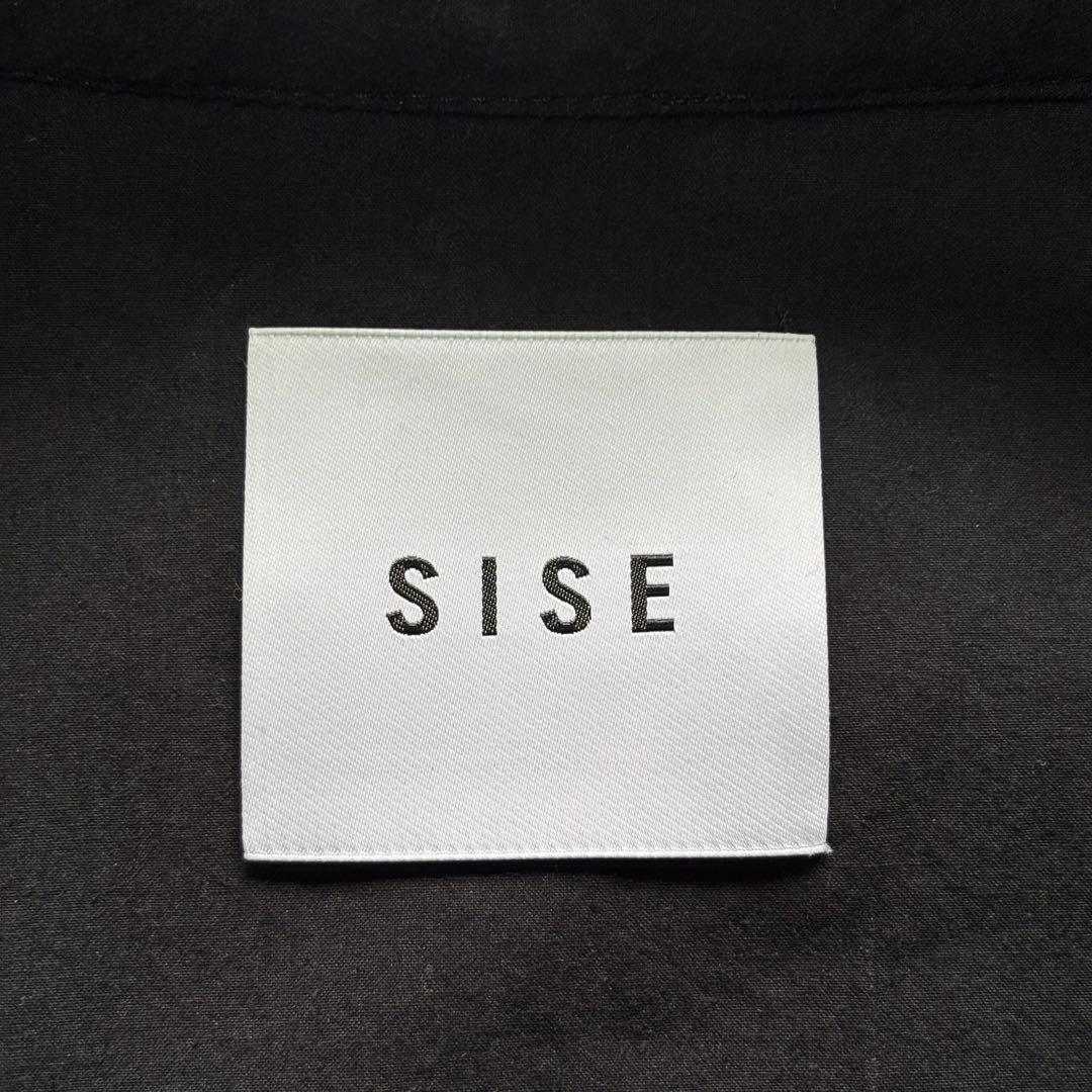 【21ss】SISE バルーンショートフィールドジャケット ブラック 短丈